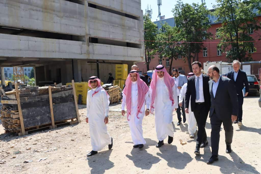 Foto - Fena.jpeg - Zvaničnici Saudijskog fonda za razvoj obišli gradilište biblioteke UNSA